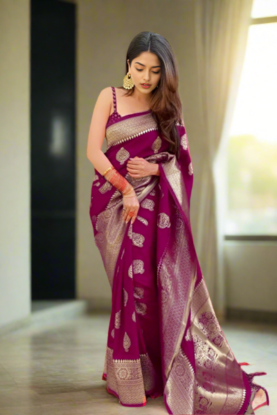 Balaramapuram Double Kasavu Heritage Saree