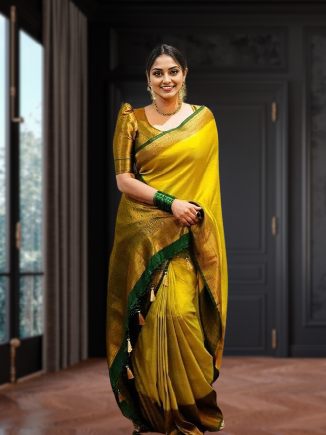 Chendamangalam Fine Thread Kasavu Saree
